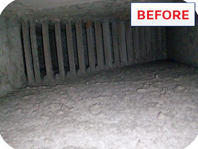 Air Duct Cleaning before